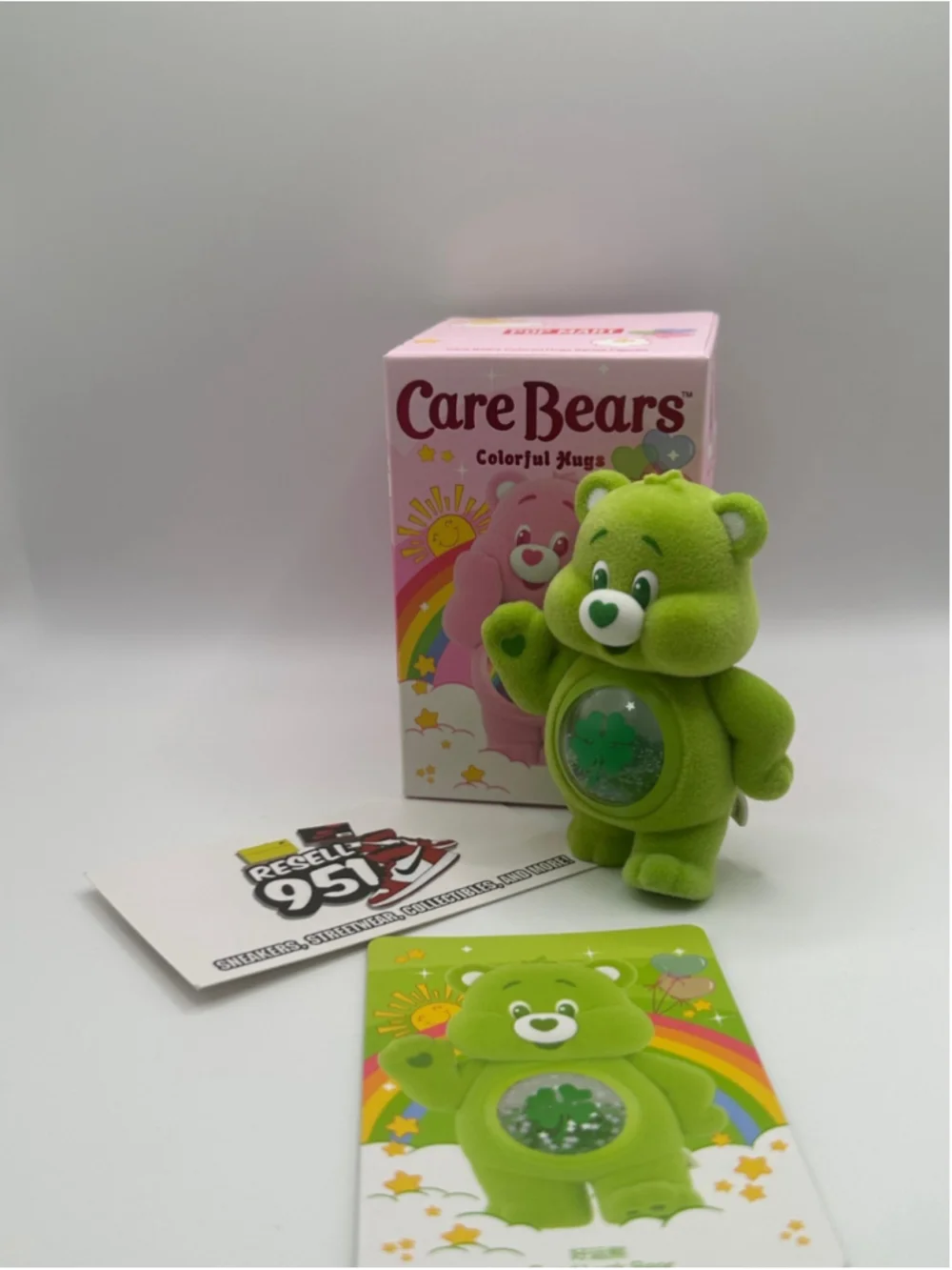 Pop Mart Care Bears Colorful Hugs Good Luck Bear Plush Figure Collectible Toy
